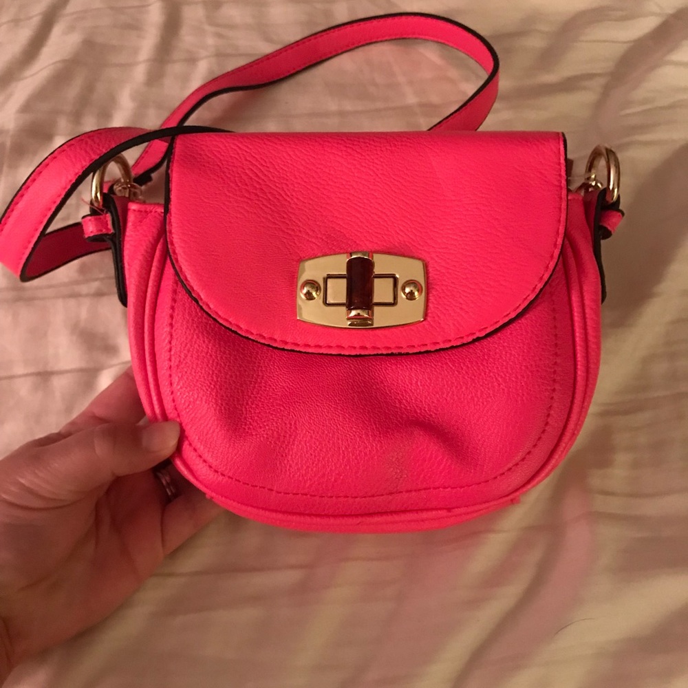 Target Crossbody hot pink